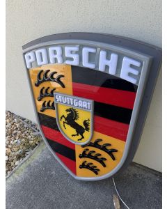 Porsche Neon Logo Sign
