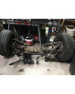 complete front suspension with transfer case