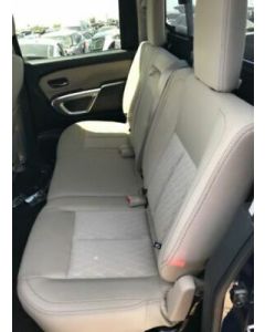 2017 Nissan Titan Complete Rear Seats- Tan, Cloth