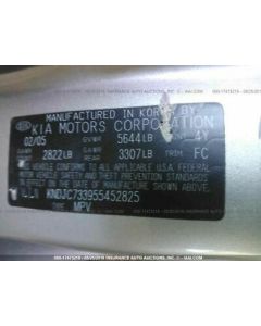 Automatic Transmission 4WD Fits 05-06 SORENTO 684255