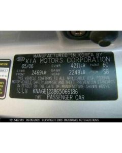 Manual Transmission Fits 06-08 OPTIMA 1901
