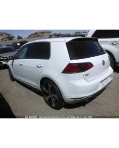 Driver Rear Suspension Vented Brake Rotors Fits 15-17 GOLF GTI 1135167