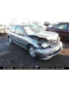 Engine Gasoline 1.3L VIN 9 6th Digit MX Hybrid SOHC Fits 03-05 CIVIC 332900