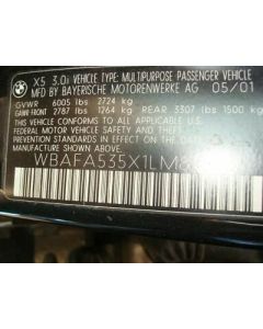 Carrier 3.0L Rear Automatic Transmission Thru 1/04 Fits 01-04 BMW X5 2387